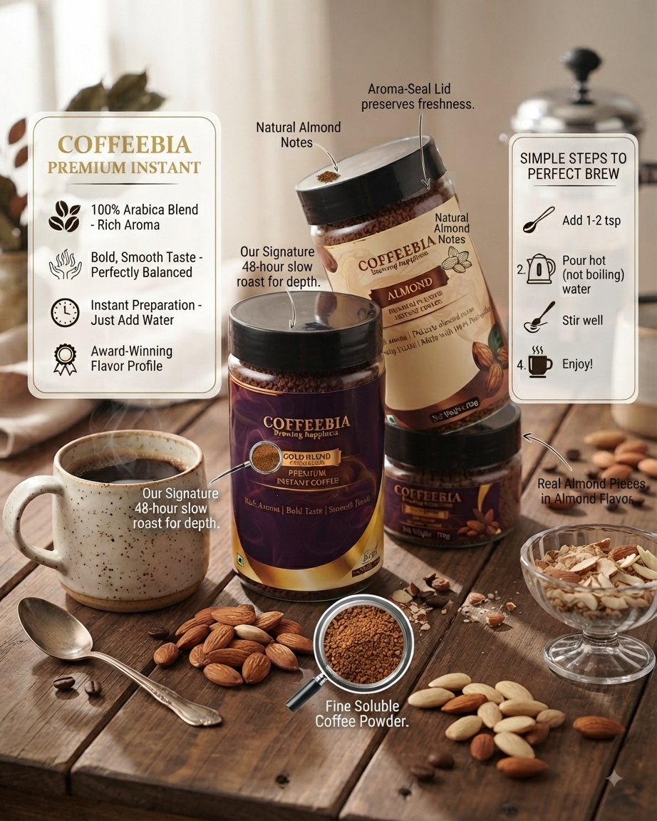Coffeebia Gold blend | Almond Combo (100g each)