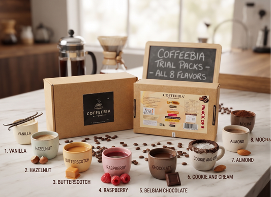 Coffeebia Trial Pack of 8 (20g each)