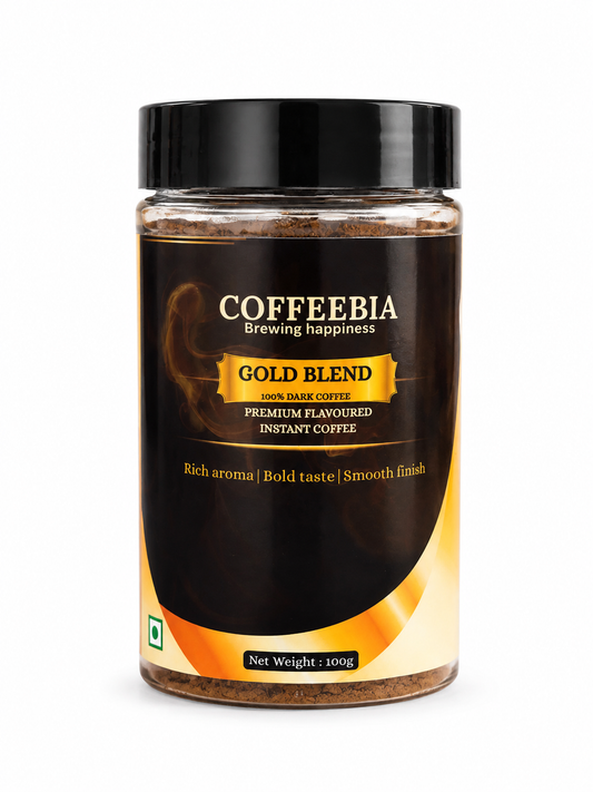 COFFEEBIA Gold Blend – 100% Pure Instant Coffee (100g)