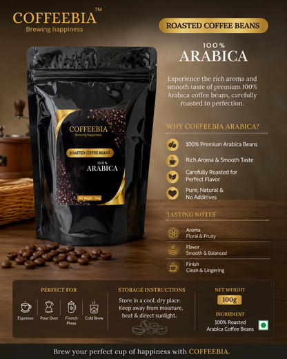 Coffeebia Roasted Coffee beans (100g)