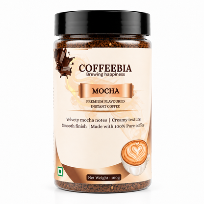 Coffeebia Mocha Flavour Instant Coffee (100g)