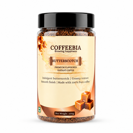 Coffeebia Butterscotch Flavour Instant Coffee (100g)