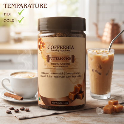 Coffeebia Butterscotch Flavour Instant Coffee (100g)