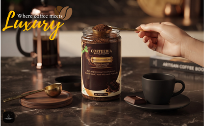 Coffeebia Belgian Chocolate Flavour Instant Coffee (100g)