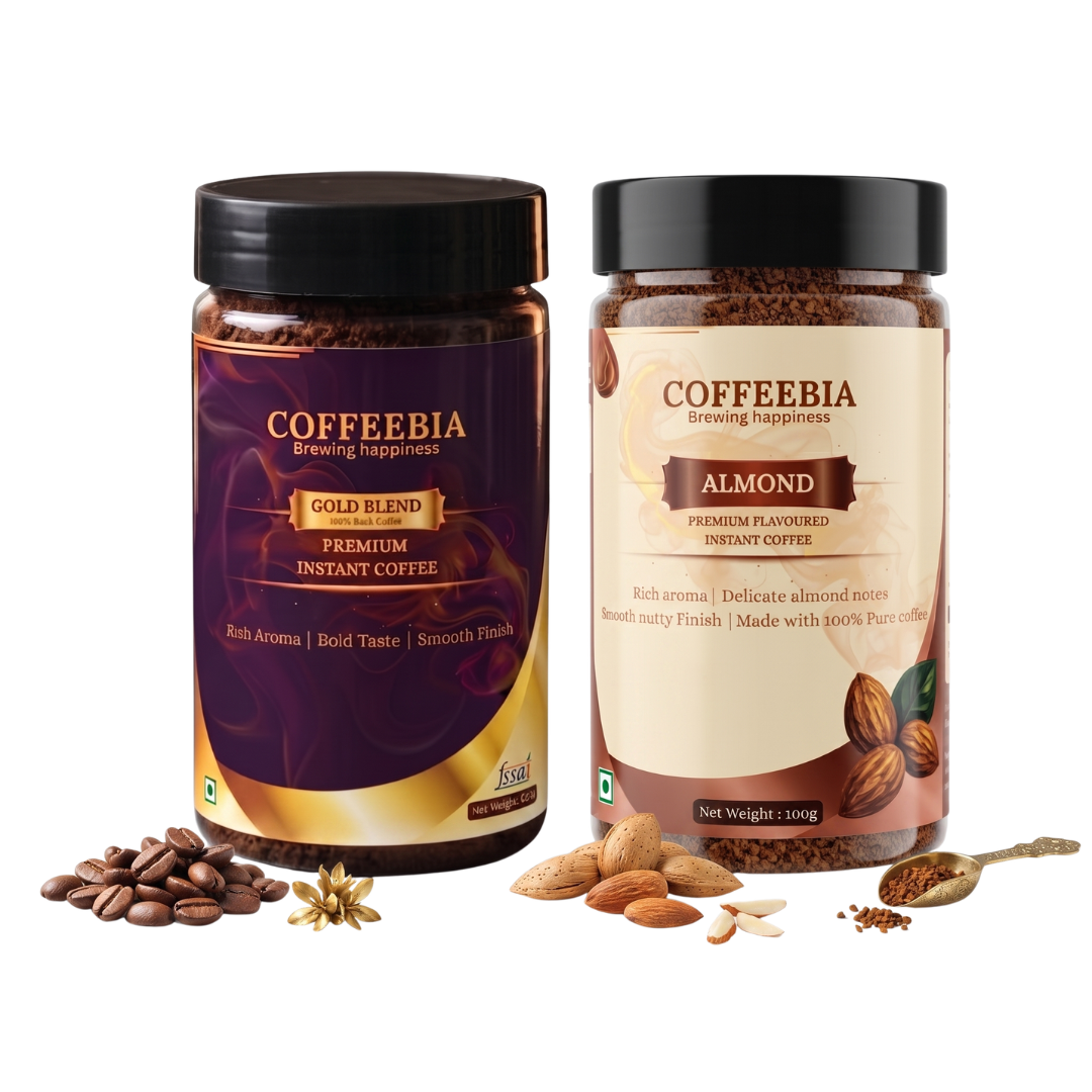 Coffeebia Gold blend | Almond Combo (100g each)