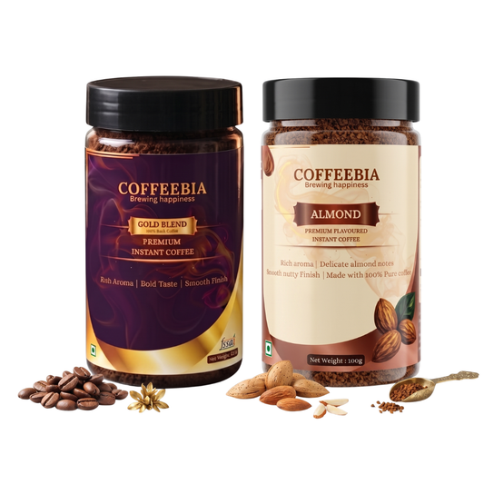 Coffeebia Gold blend | Almond Combo (100g each)