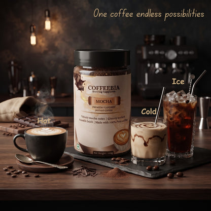Coffeebia Mocha Flavour Instant Coffee (100g)