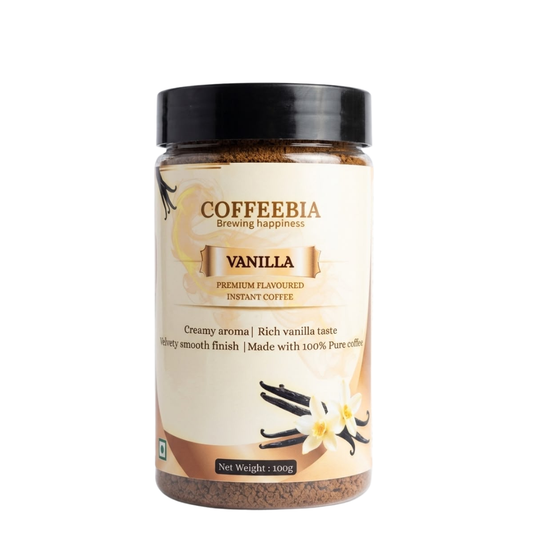 Coffeebia Vannila Flavour Instant Coffee (100g)
