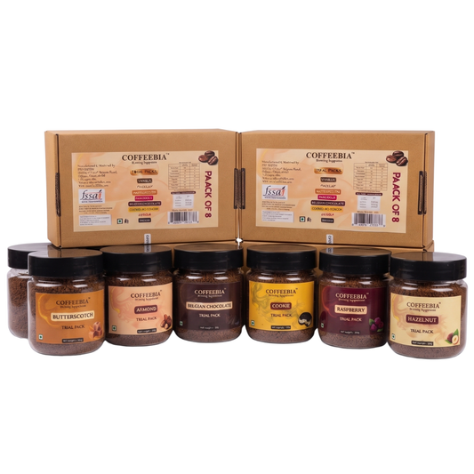 Coffeebia Trial Pack of 8 (20g each)